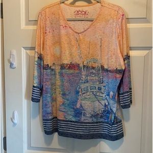 Summer top designed by Leoma Lovegrove